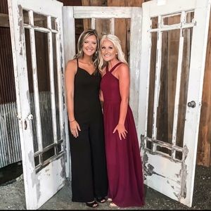 Lulus Burgundy Dress XS